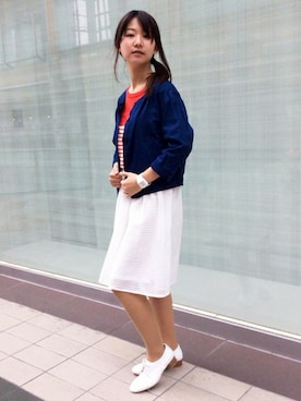 ikka HEAD OFFICE Women'sさん（レディース・158cm）の春コーディネート