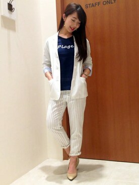 ikka HEAD OFFICE Women'sさん（レディース・158cm）の春コーディネート