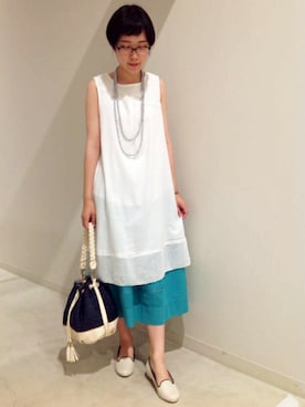 ikka HEAD OFFICE Women'sさん（レディース・158cm）の夏コーディネート