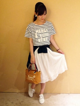 「bianchi donna」｜ikka HEAD OFFICE Women'sさん（レディース・158cm）の夏コーディネート