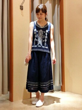 ikka HEAD OFFICE Women'sさん（レディース・158cm）の夏コーディネート
