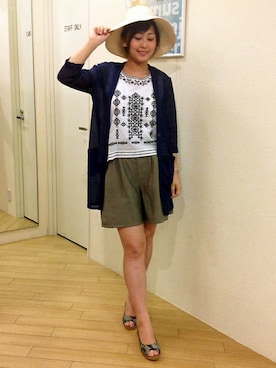 ikka HEAD OFFICE Women'sさん（レディース・158cm）の夏コーディネート
