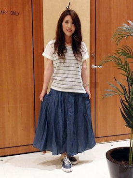 ikka HEAD OFFICE Women'sさん（レディース・158cm）の夏コーディネート