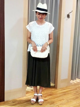 ikka HEAD OFFICE Women'sさん(レディース・158cm)の夏コーディネート