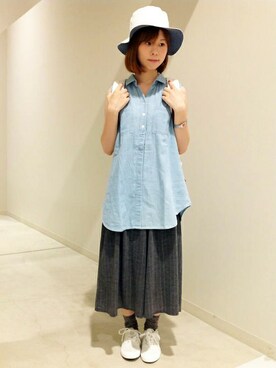 ikka HEAD OFFICE Women'sさん(レディース・158cm)の夏コーディネート