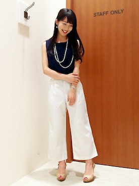ikka HEAD OFFICE Women'sさん（レディース・158cm）の夏コーディネート