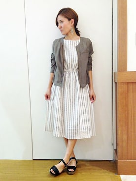 ikka HEAD OFFICE Women'sさん（レディース・158cm）の夏コーディネート