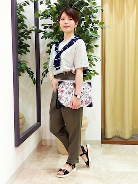ikka HEAD OFFICE Women'sさん（レディース・158cm）の夏コーディネート