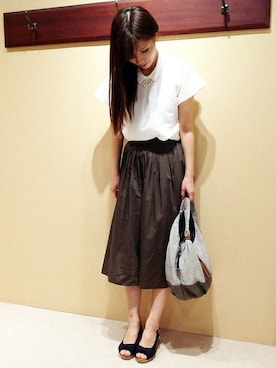 ikka HEAD OFFICE Women'sさん（レディース・158cm）の夏コーディネート