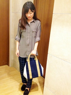 ikka HEAD OFFICE Women'sさん（レディース・158cm）の夏コーディネート
