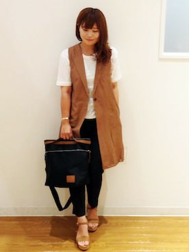 ikka HEAD OFFICE Women'sさん（レディース・158cm）の夏コーディネート
