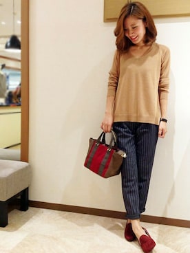 ikka HEAD OFFICE Women'sさん（レディース・158cm）の秋コーディネート