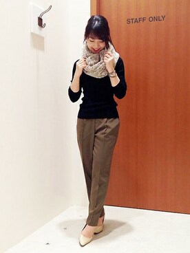 ikka HEAD OFFICE Women'sさん（レディース・158cm）の秋コーディネート