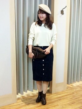 ikka HEAD OFFICE Women'sさん（レディース・158cm）の秋コーディネート