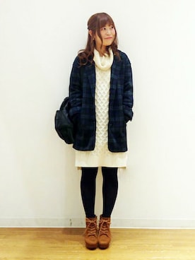 ikka HEAD OFFICE Women'sさん（レディース・158cm）の秋コーディネート