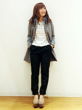 ikka HEAD OFFICE Women'sさん（レディース・158cm）の秋コーディネート