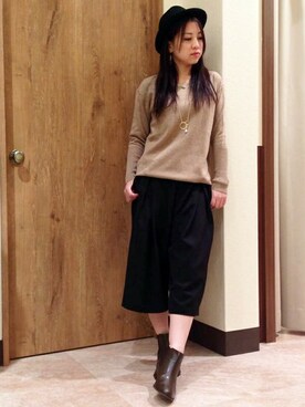 ikka HEAD OFFICE Women'sさん（レディース・158cm）の冬コーディネート