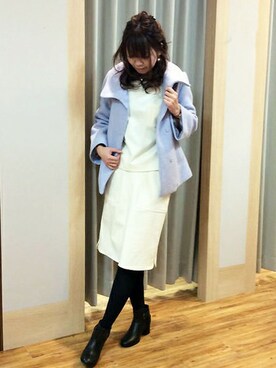 ikka HEAD OFFICE Women'sさん（レディース・158cm）の冬コーディネート