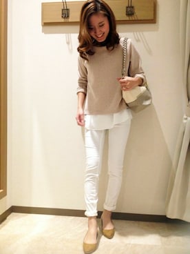 ikka HEAD OFFICE Women'sさん（レディース・162cm）の冬コーディネート