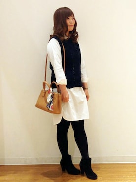 ikka HEAD OFFICE Women'sさん（レディース・158cm）の冬コーディネート