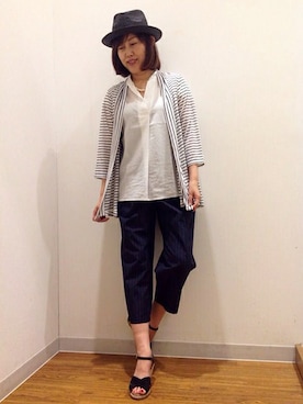 ikka HEAD OFFICE Women'sさん(レディース・158cm)の夏コーディネート