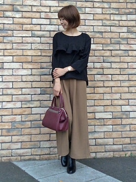 ikka HEAD OFFICE Women'sさん(レディース・158cm)の秋コーディネート
