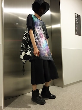 「PARADOX（パラドックス）のアイテム（バッグ）」を使った、Tsuyamaさん（メンズ・170cm）の夏コーディネート