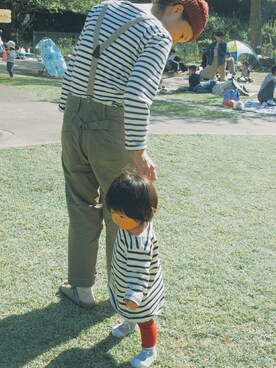 kahoさん（キッズ・80cm）の秋コーディネート