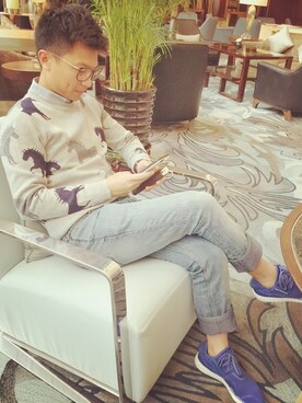 「LINDA FARROW（リンダファロー）のアイテム」を使った、smartsayさん（メンズ・173cm）の秋コーディネート