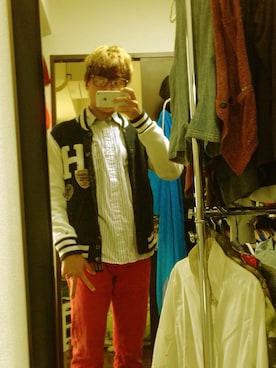 「TOMMY（トミー）のアイテム（その他アウター）」を使った、sepia landさん（メンズ・174cm）の春コーディネート