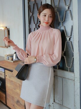 「withipun（ウィズイプン）のアイテム」を使った、WithipunJpさん（レディース・165cm）の春コーディネート