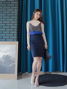 「withipun（ウィズイプン）のアイテム」を使った、WithipunJpさん（レディース・165cm）の春コーディネート