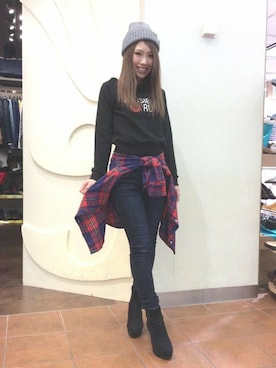 uriさん（レディース・158cm）の冬コーディネート