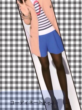 「定番」｜「アイテム（トレンチコート）」を使った、yu-maさん（レディース・160cm）の春コーディネート