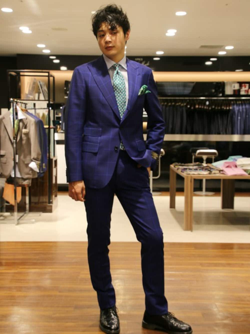 ONLY（オンリー）の「スーツ＞ブルー/チェック（セットアップ）」 - WEAR