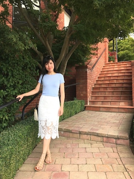 「travel」｜「アイテム（ハンドバッグ）」を使った、Yu Ling さん（レディース・160cm）の夏コーディネート