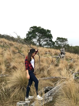 「travel」｜「アイテム（タンクトップ）」を使った、Yu Ling さん（レディース・160cm）の夏コーディネート