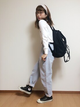 「春物」｜「アイテム（その他）」を使った、masyuuuuさん（レディース・154cm）の冬コーディネート