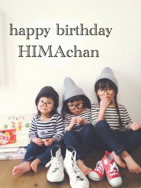 「ひまひなふわちゃん❤️のアイテム（その他、その他）」を使った、pooooocoさん（キッズ）の冬コーディネート