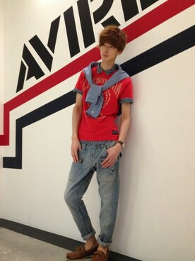 joujiさん（メンズ・184cm）の夏コーディネート