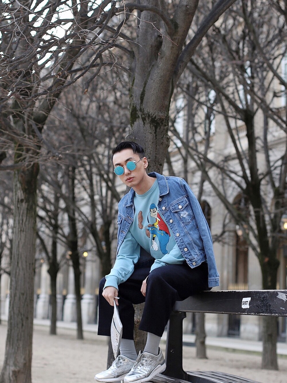 Loewe Paula's ネイビー トレーナー LOEWE X Paula's Ibiza 2025 メンズコレクション - LOEWE