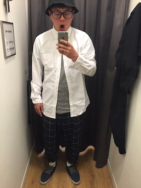 「VANS（バンズ）のアイテム（その他）」を使った、昱辰さん（メンズ・171cm）の冬コーディネート