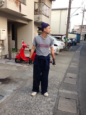 「ベンデイビス」｜「アイテム（その他）」を使った、せいsanさん（メンズ・177cm）の春コーディネート