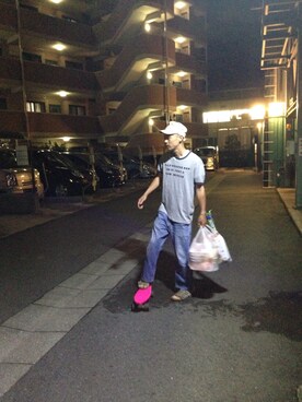 「ジャパンブルー」｜「アイテム（キャップ）」を使った、せいsanさん（メンズ・177cm）の夏コーディネート