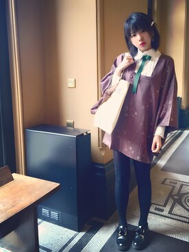 「PAUL&JOE（ポールアンドジョー）のアイテム（シューズ）」を使った、Rach 🌌さん（レディース・163cm）の夏コーディネート