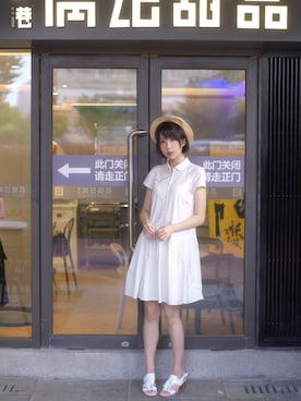 「Dune（ドゥーン）のアイテム」を使った、Rach 🌌さん（レディース・163cm）の夏コーディネート