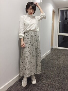 「INITIALS（イニシャルズ）のアイテム」を使った、Rach 🌌さん（レディース・163cm）の秋コーディネート