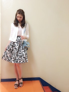 「KATHARINE ROSS（キャサリンロス）のアイテム（ブルゾン）」を使った、namiさん（レディース・166cm）の春コーディネート
