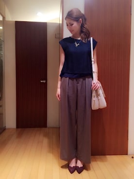 「KATHARINE ROSS（キャサリンロス）のアイテム」を使った、namiさん（レディース・166cm）の夏コーディネート