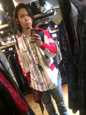 「アイテム（ジャージ）」を使った、ㅤD a i s u k eさん（メンズ・170cm・20代）の春コーディネート